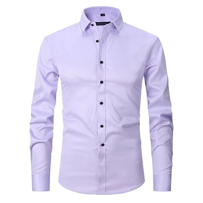 Men's Button-Down Long-Sleeved Shirt