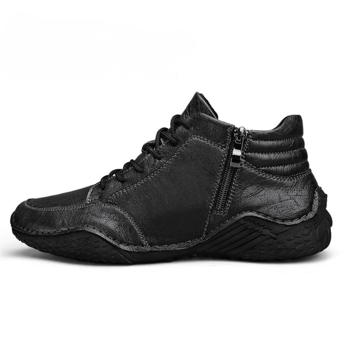 Mens Leather Ankle Boots