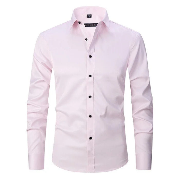 Men's Button-Down Long-Sleeved Shirt