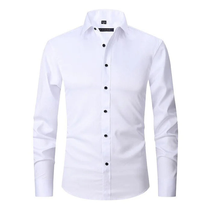 Men's Button-Down Long-Sleeved Shirt