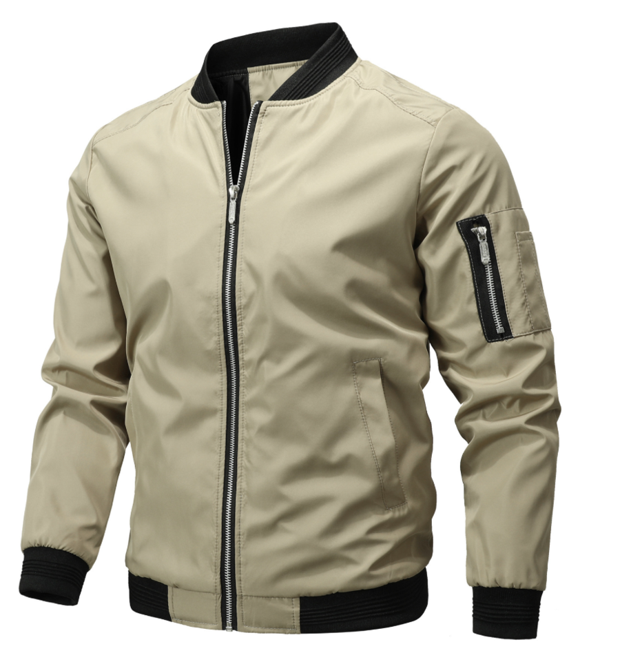 Men's lightweight bomber jacket