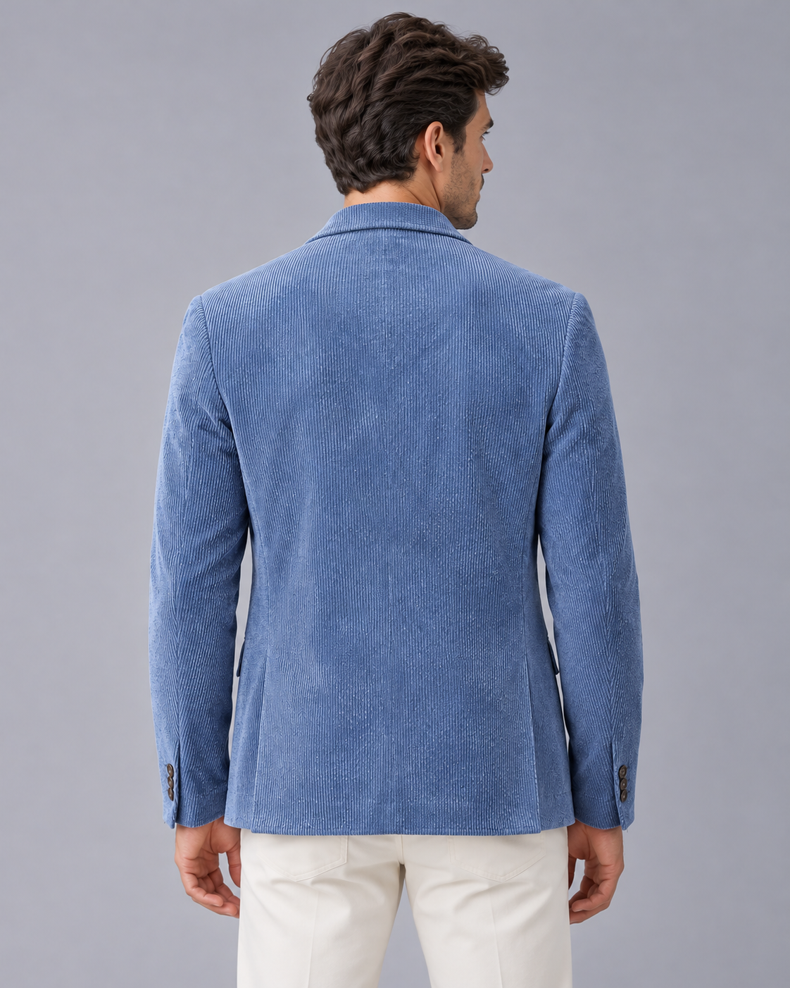 Men's Corduroy Sport Coat | Classic Two-Button Blazer for Timeless Style