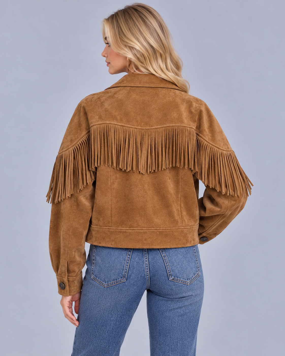 Women's Suede Fringe Jacket