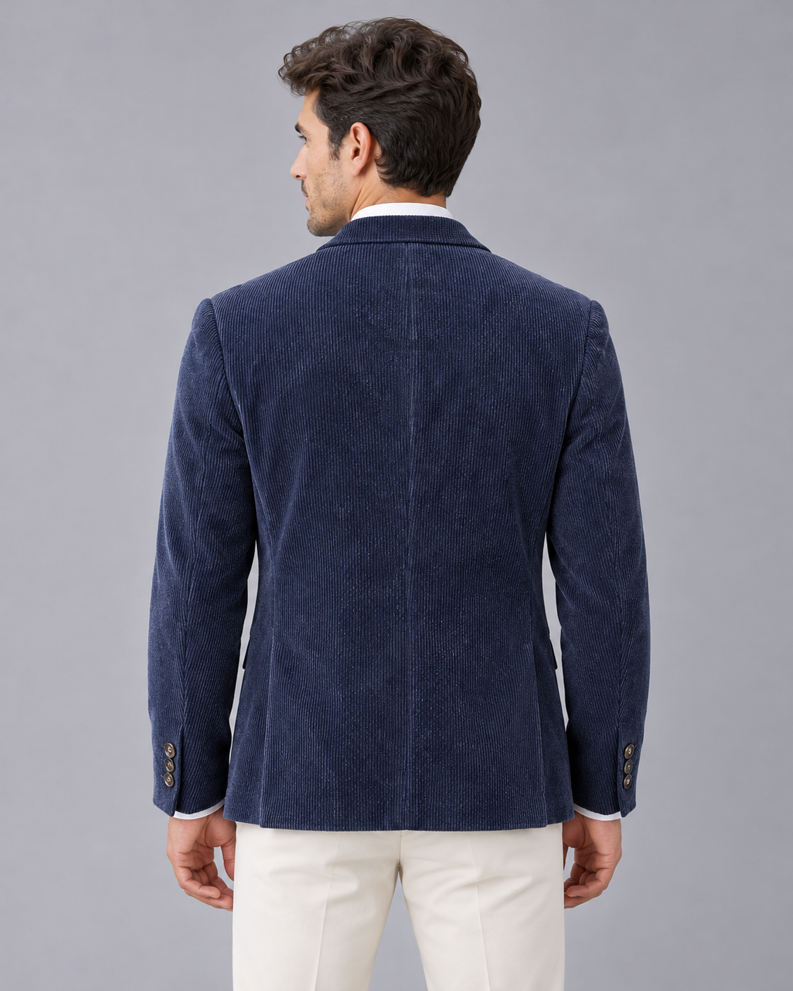Men's Corduroy Sport Coat | Classic Two-Button Blazer for Timeless Style