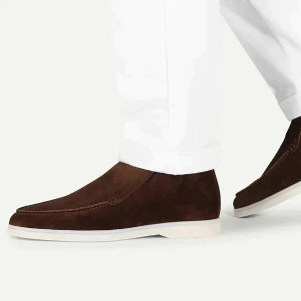 Suede high shoes