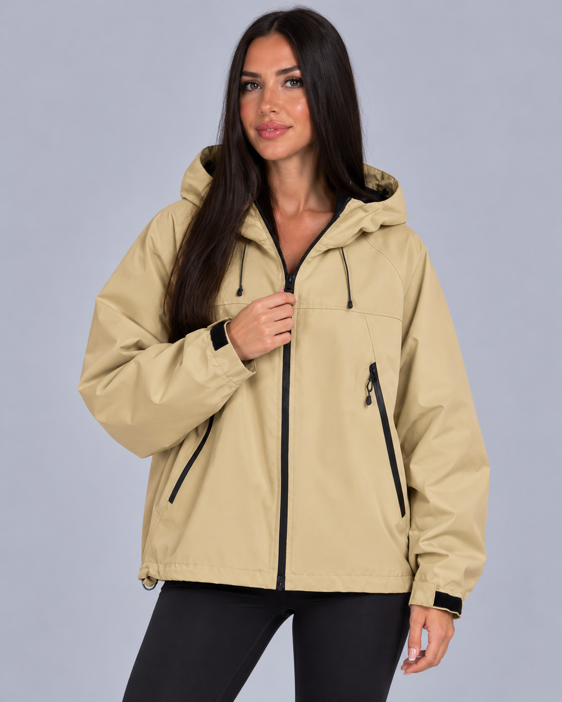 Women's Waterproof Rain Jacket with Hood