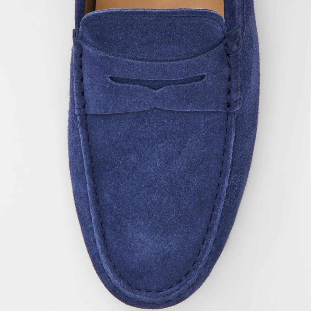 Suede marina loafers