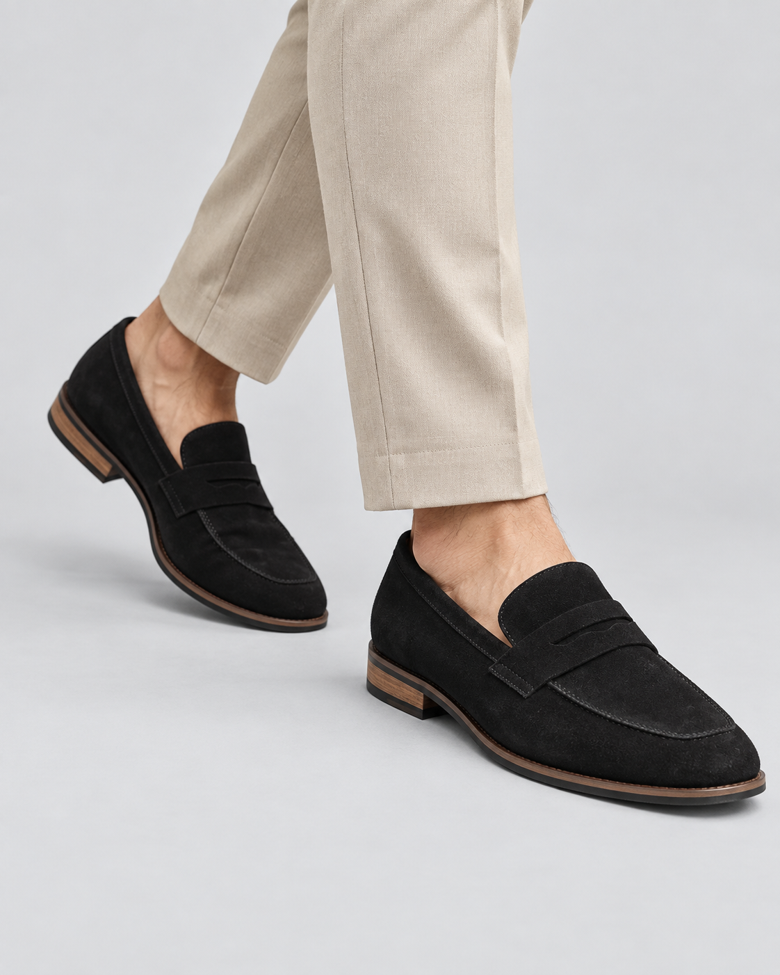 Men's Elegant Loafers Slip-On Dress Shoes
