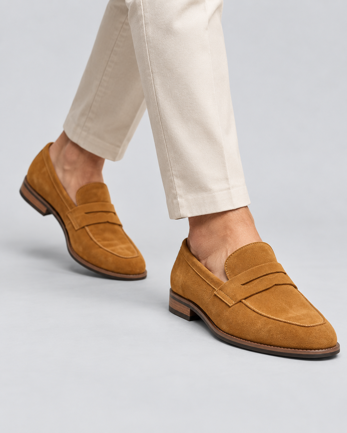 Men's Elegant Loafers Slip-On Dress Shoes