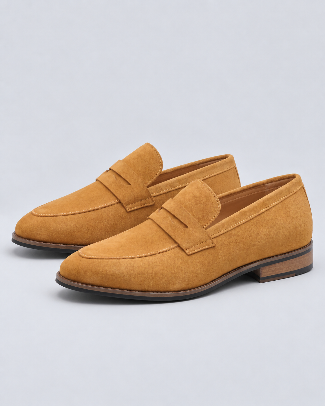Men's Suede Slip-On Loafers | Classic Casual Shoes