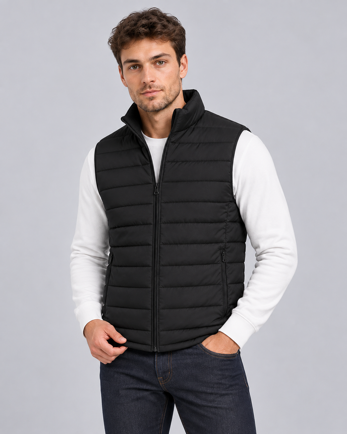Men's Lightweight Gilet | Full-Length Zip Layering Bodywarmer
