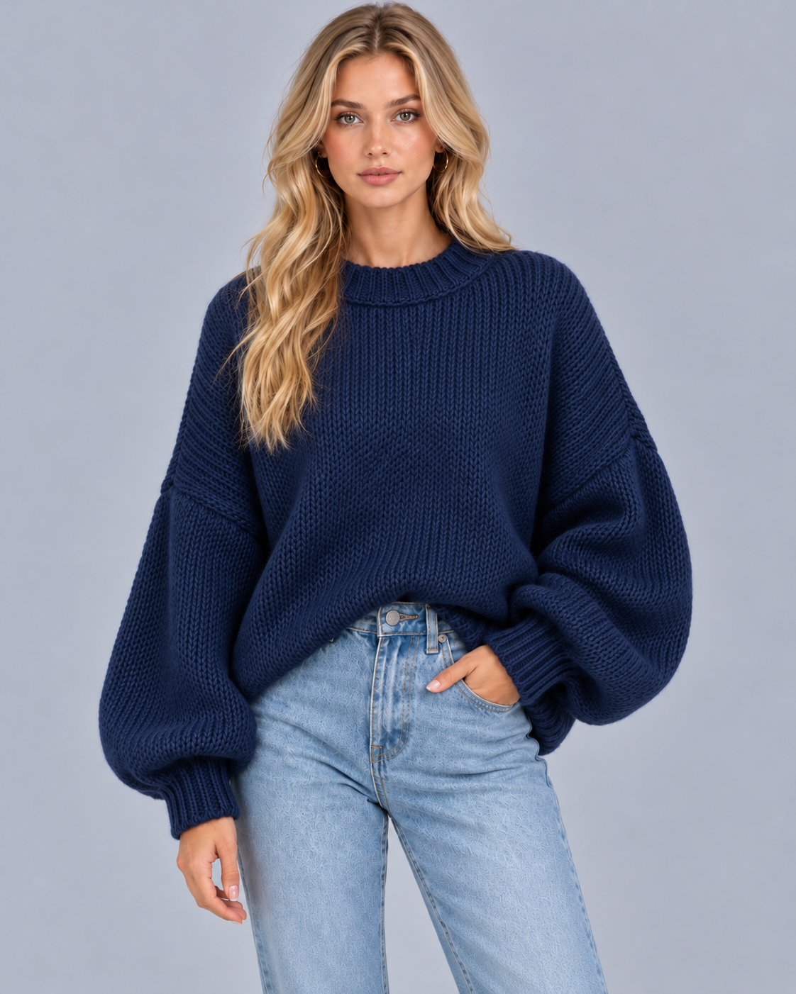 Women's Oversized Chunky Knit Jumper