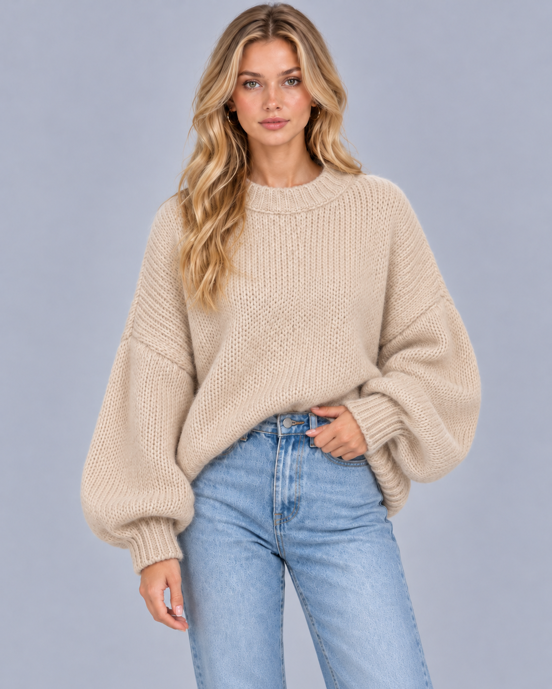 Women's Oversized Chunky Knit Jumper