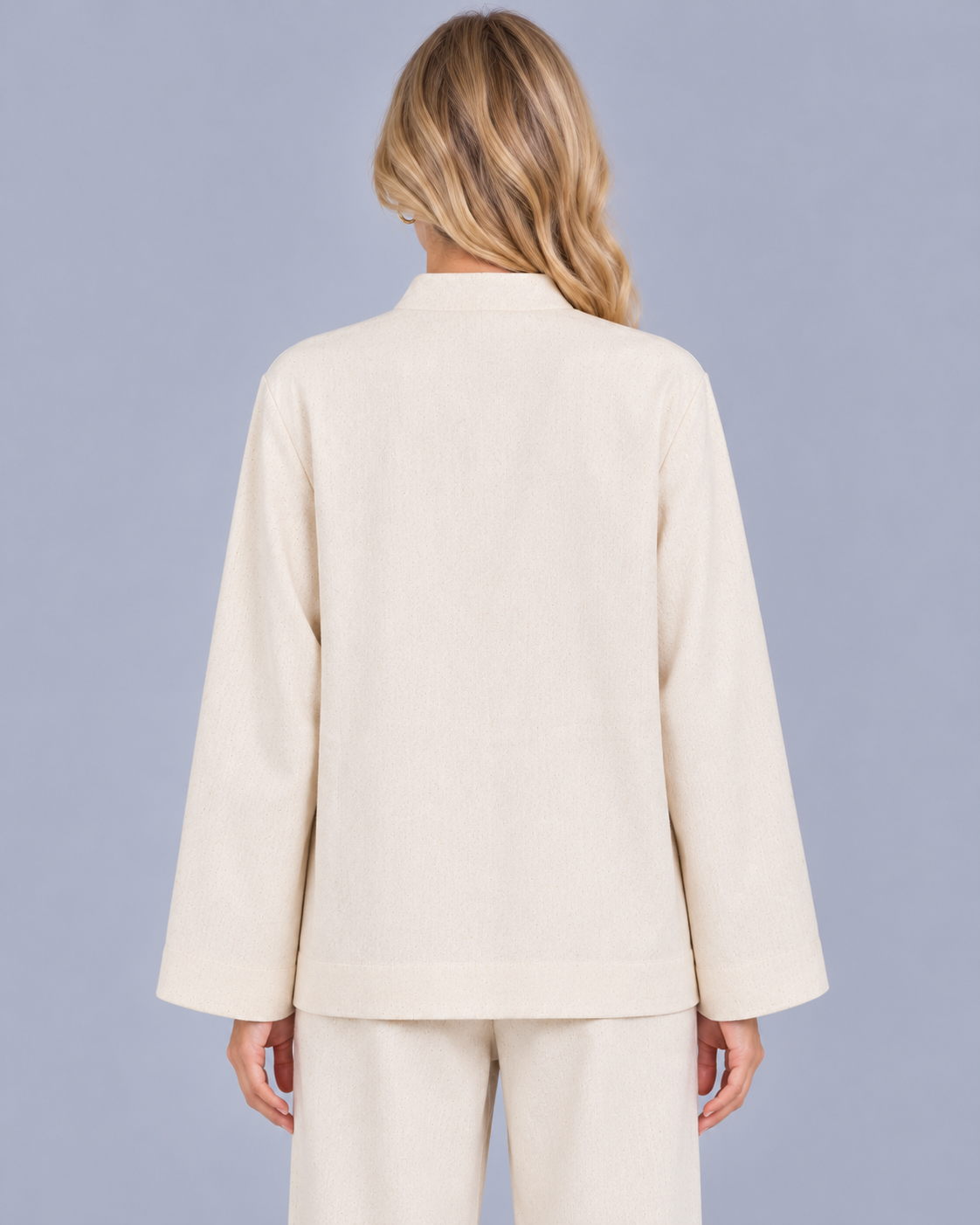 Women's Mandarin Collar Tailored Blazer