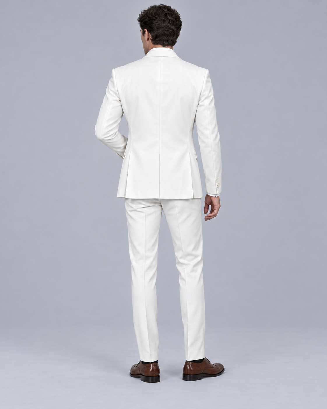 Men's Slim Fit Three-Piece Suit | Blazer Vest Trousers Set