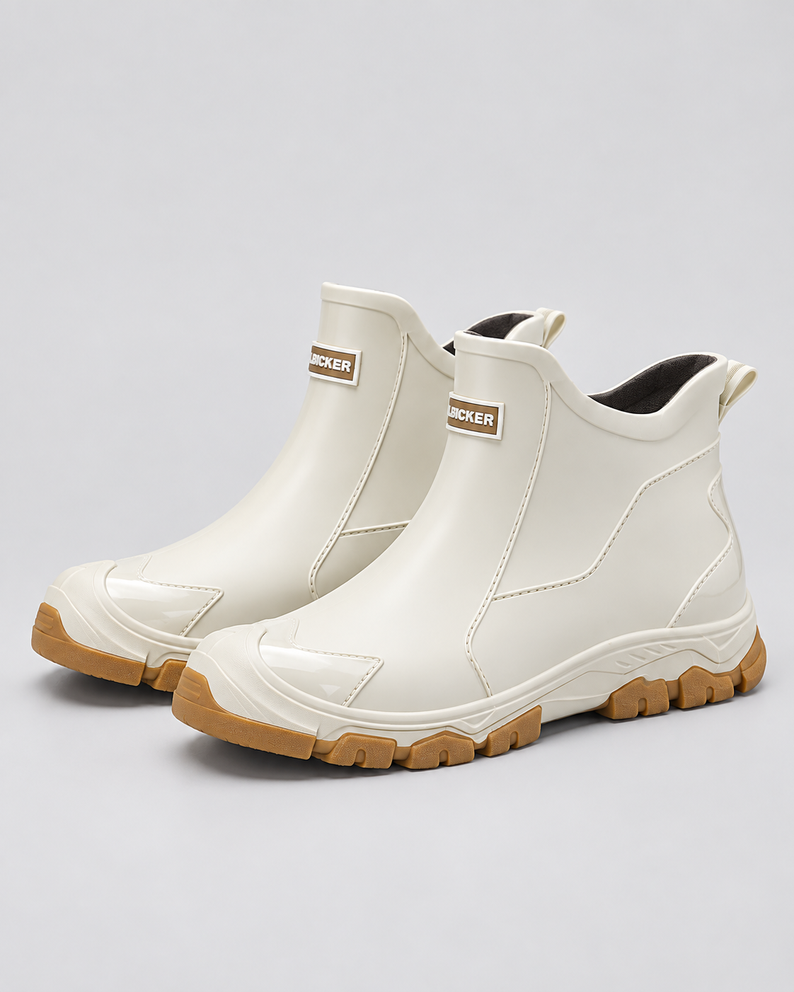Men's Rubber Rain Boots | Waterproof Slip-On Shoes