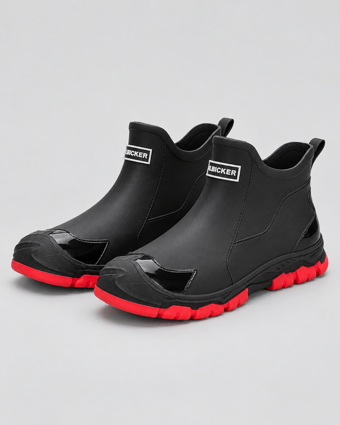 Men's Rubber Rain Boots | Waterproof Slip-On Shoes
