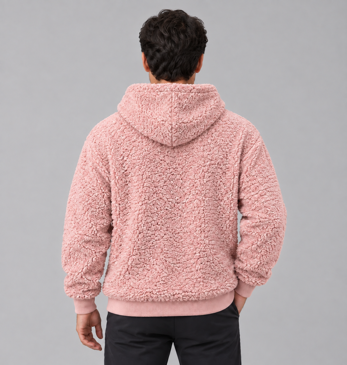 Men's Fleece Pullover Hoodie | Kangaroo Pockets with Drawstring Hood