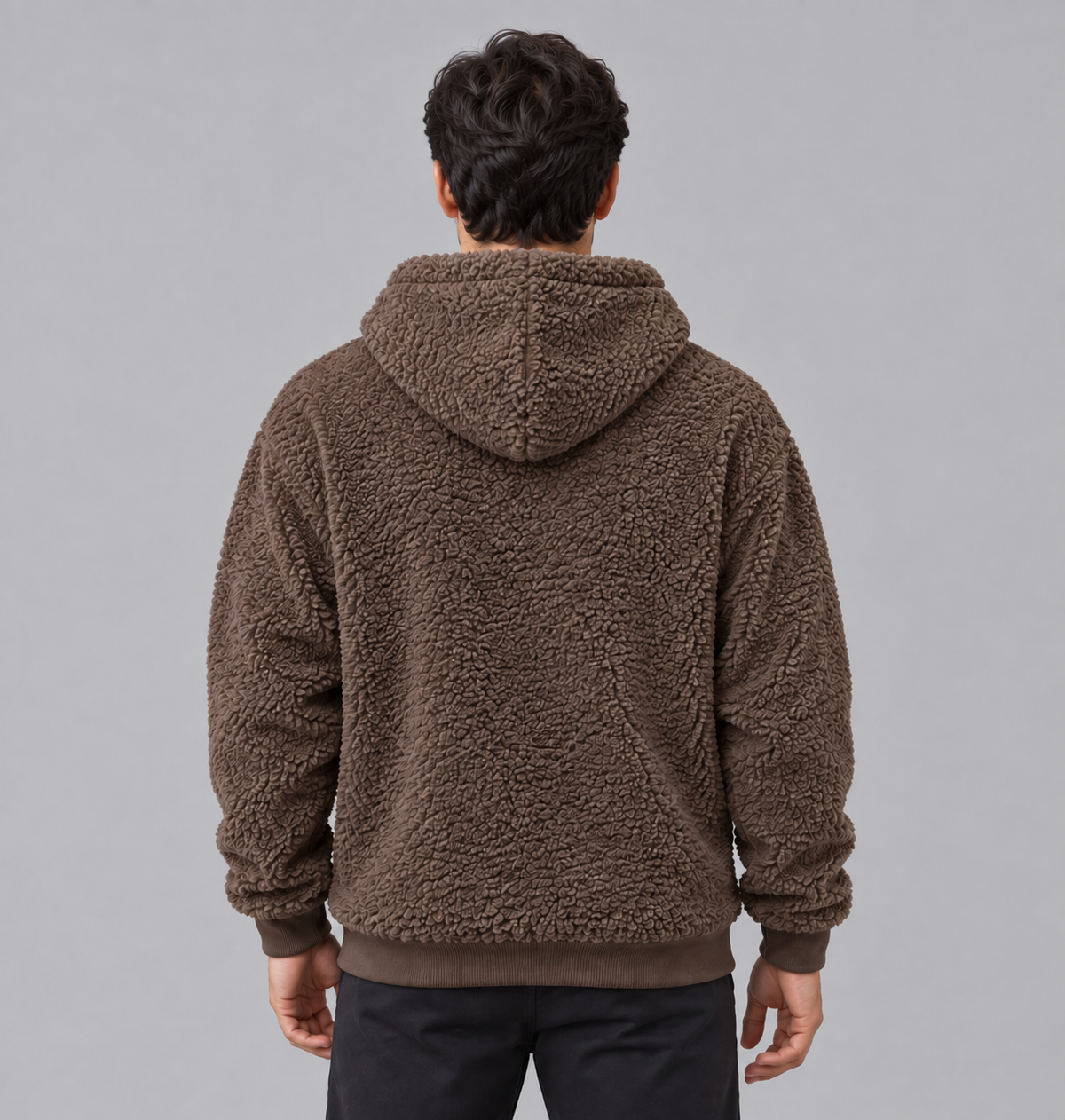 Men's Fleece Pullover Hoodie | Kangaroo Pockets with Drawstring Hood