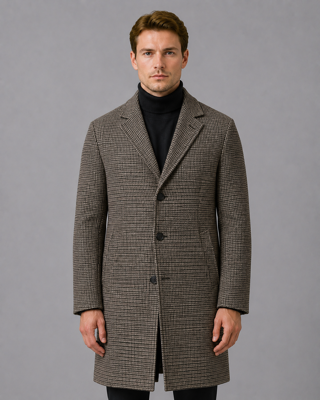 Men's Classic Overcoat | Winter Jacket