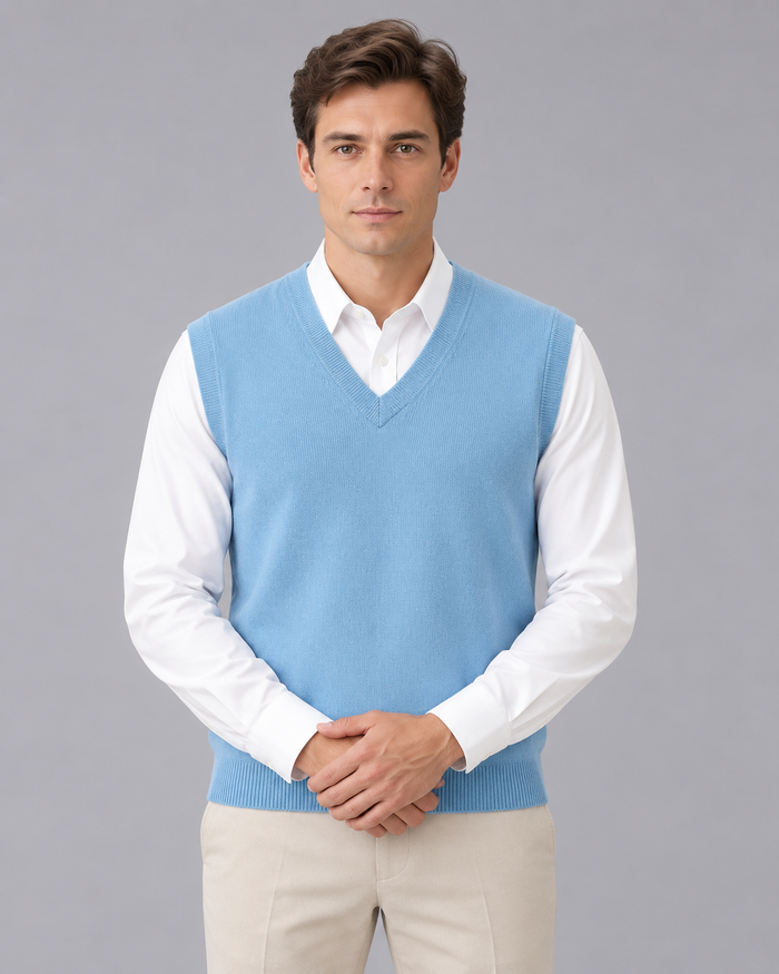 Men's Extrafine Merino Wool Sweater Vest