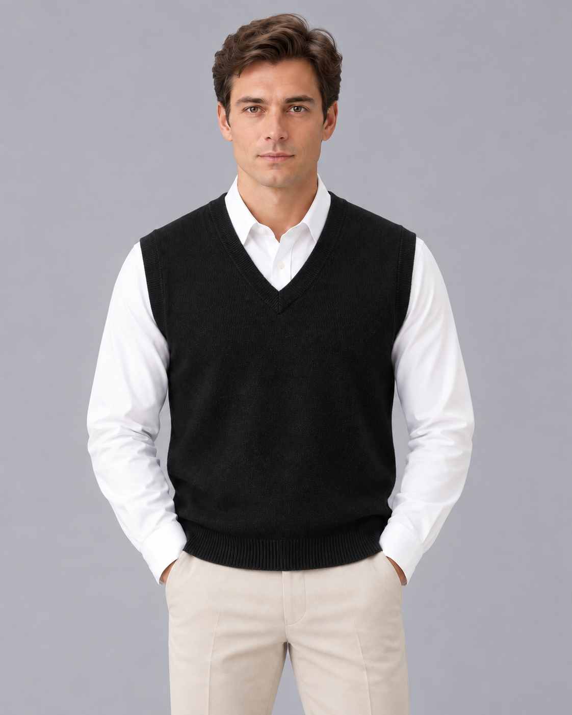 Men's Extrafine Merino Wool Sweater Vest