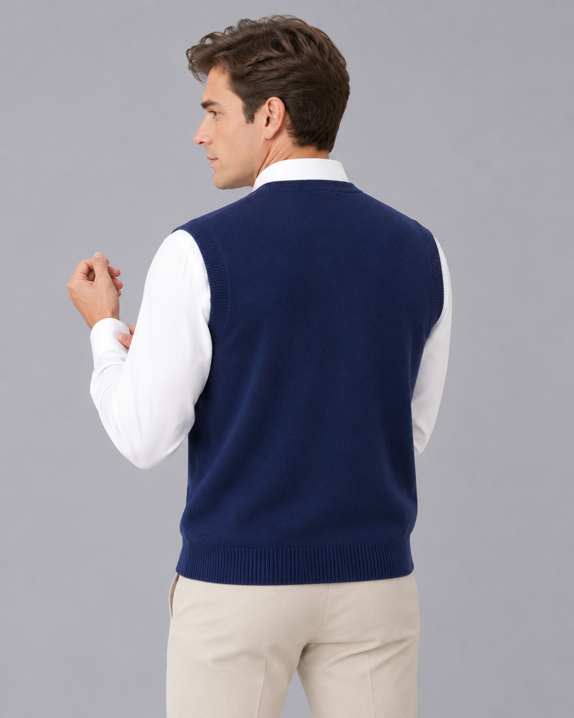 Men's Extrafine Merino Wool Sweater Vest