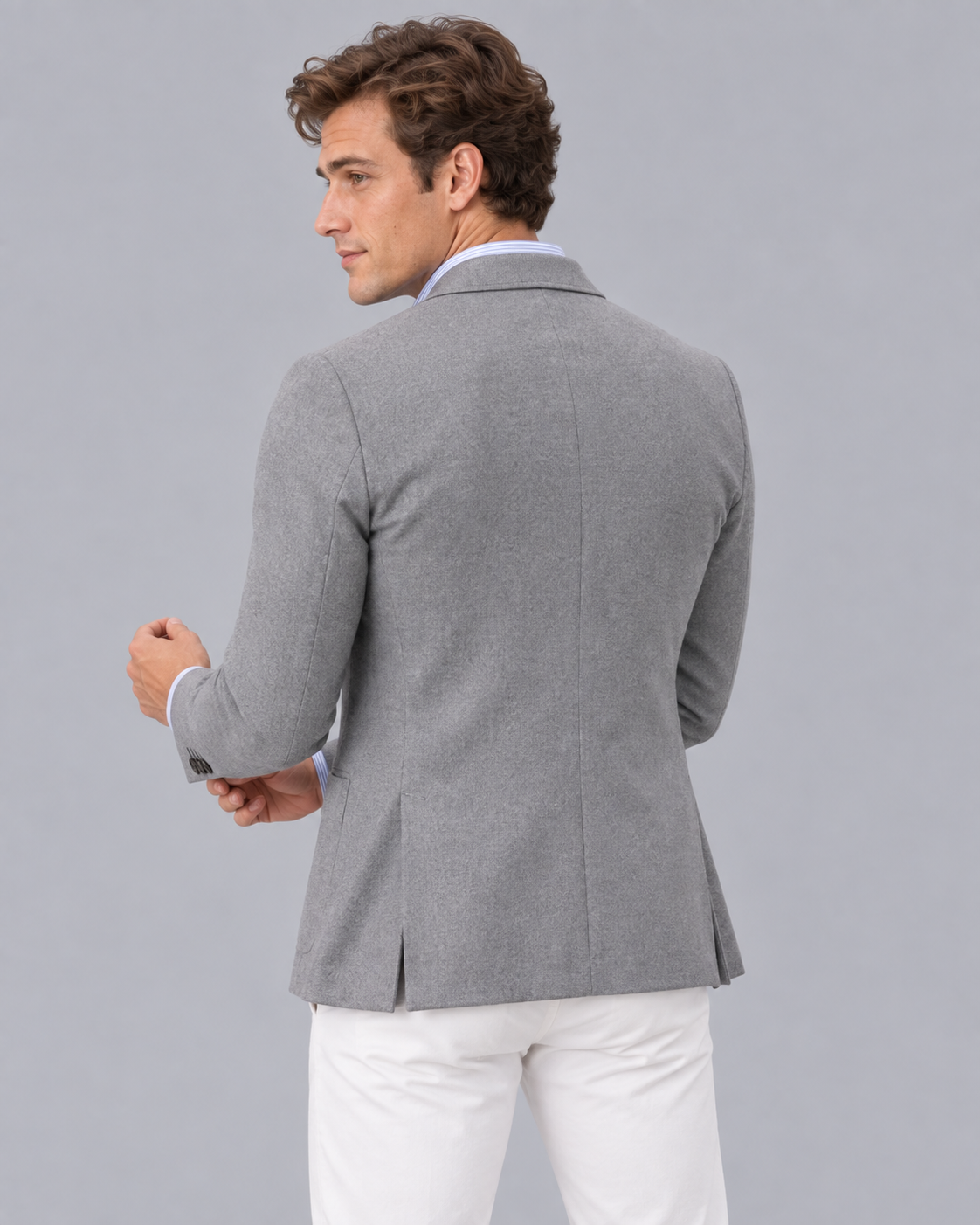 Men's Soft Knit Blazer Jacket | Tailored Fit