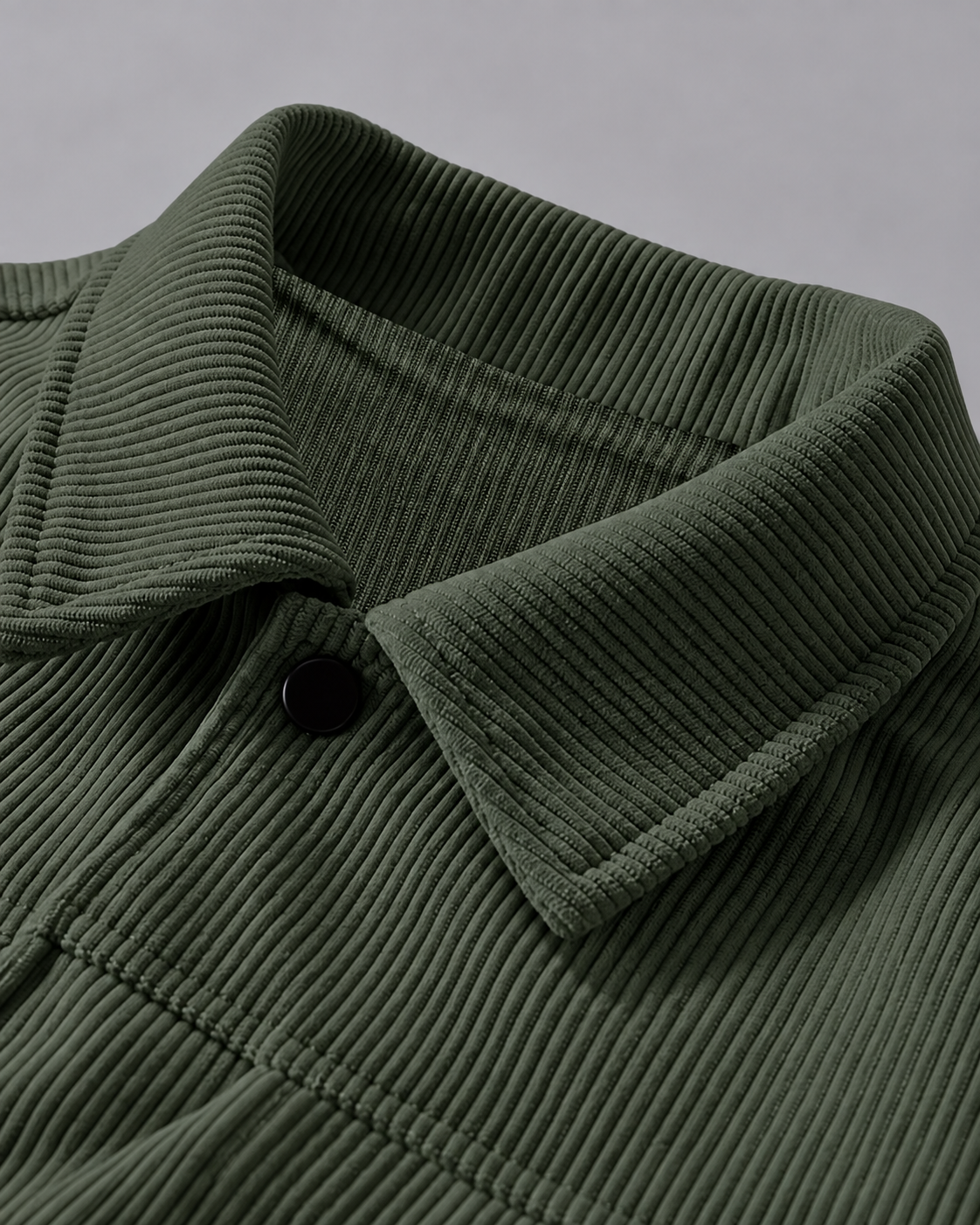 Men's Corduroy Workwear Jacket | Button-Up Multi-Pocket Overshirt
