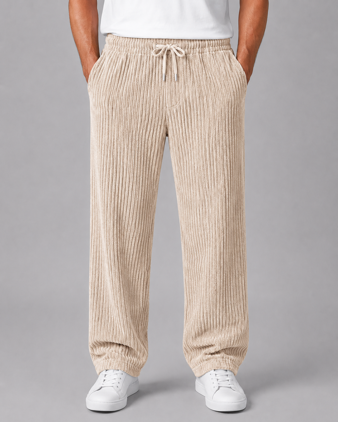 Corduroy Trousers for Men - Relaxed Fit