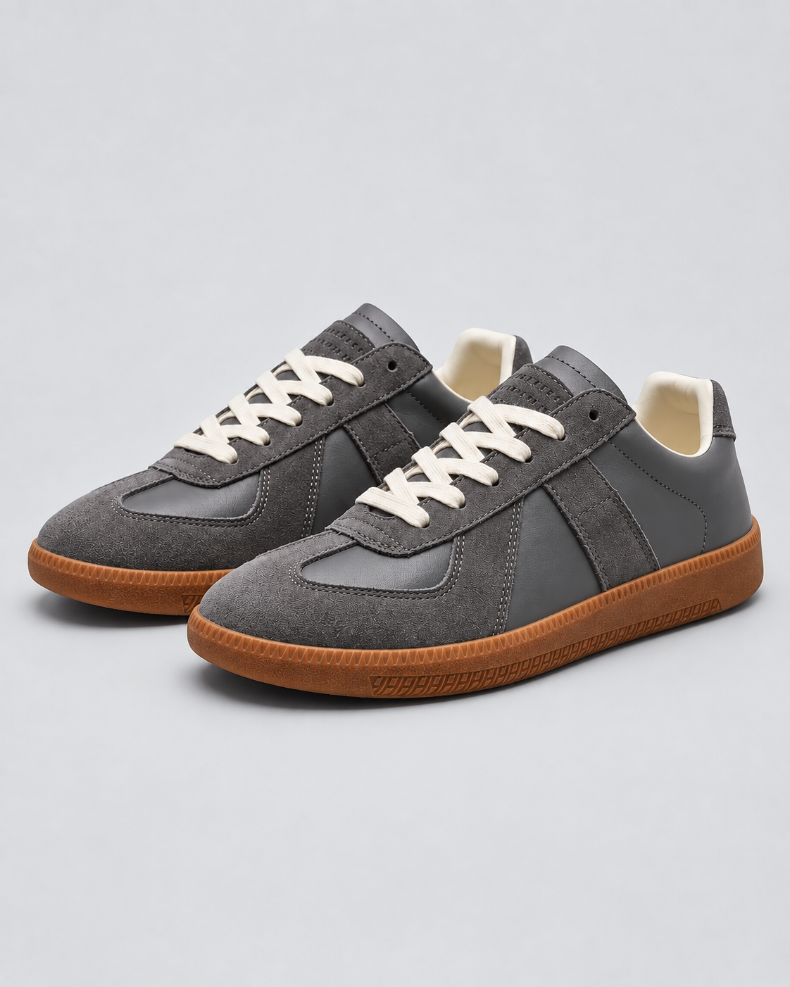 Men's Suede Lace-Up Retro Sneakers