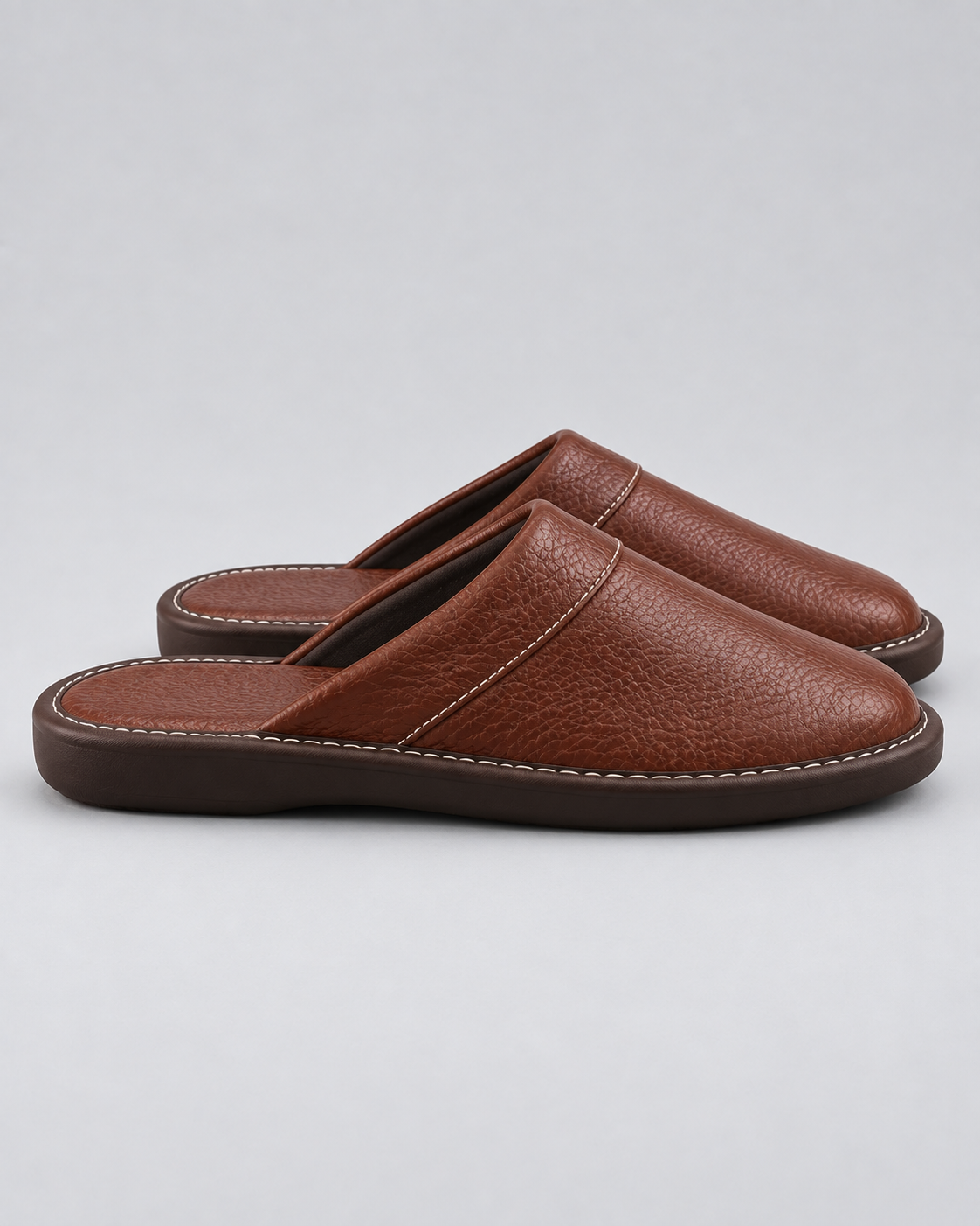 Men's Leather Slippers