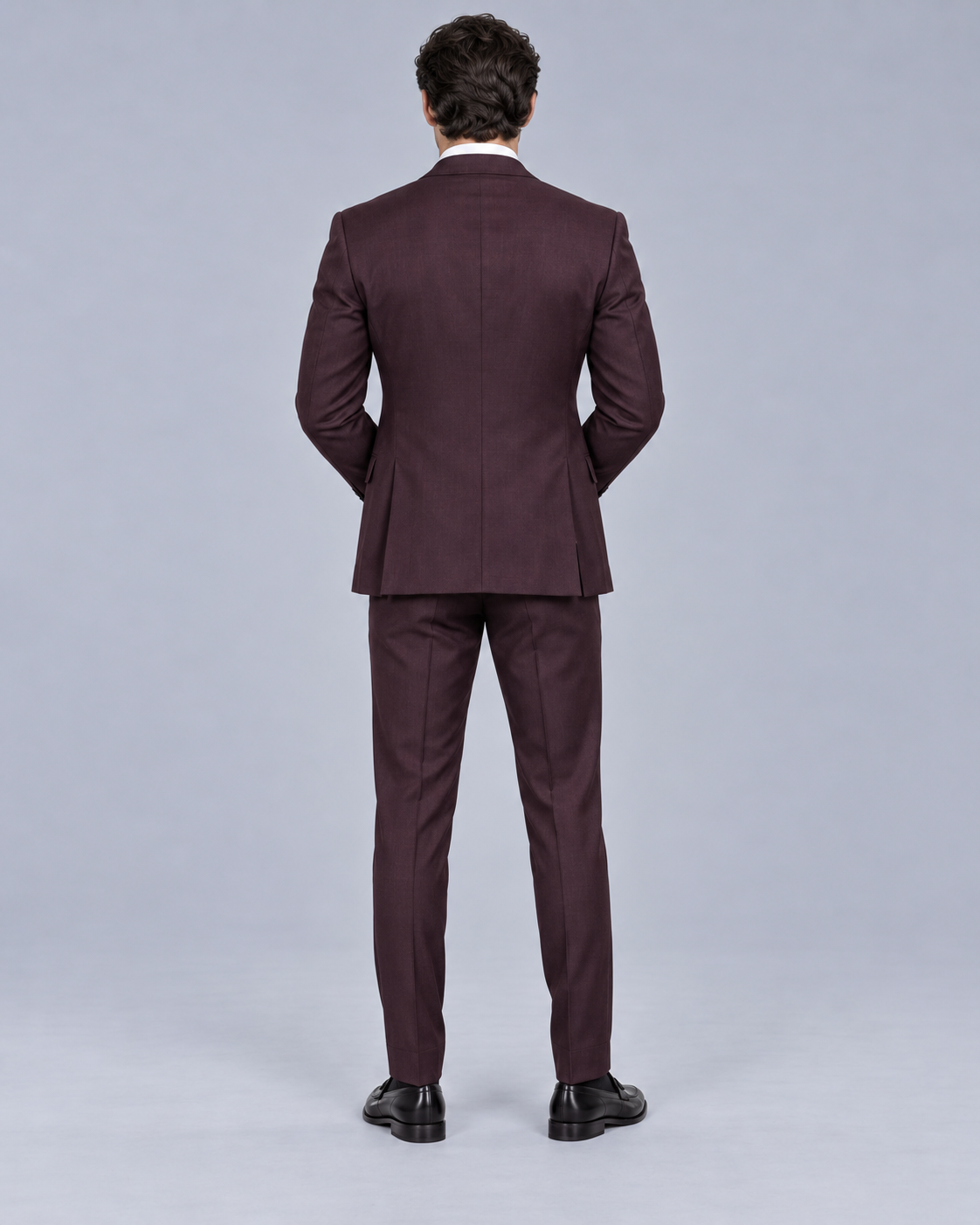 Men's Slim Fit Three-Piece Suit | Blazer Vest Trousers Set
