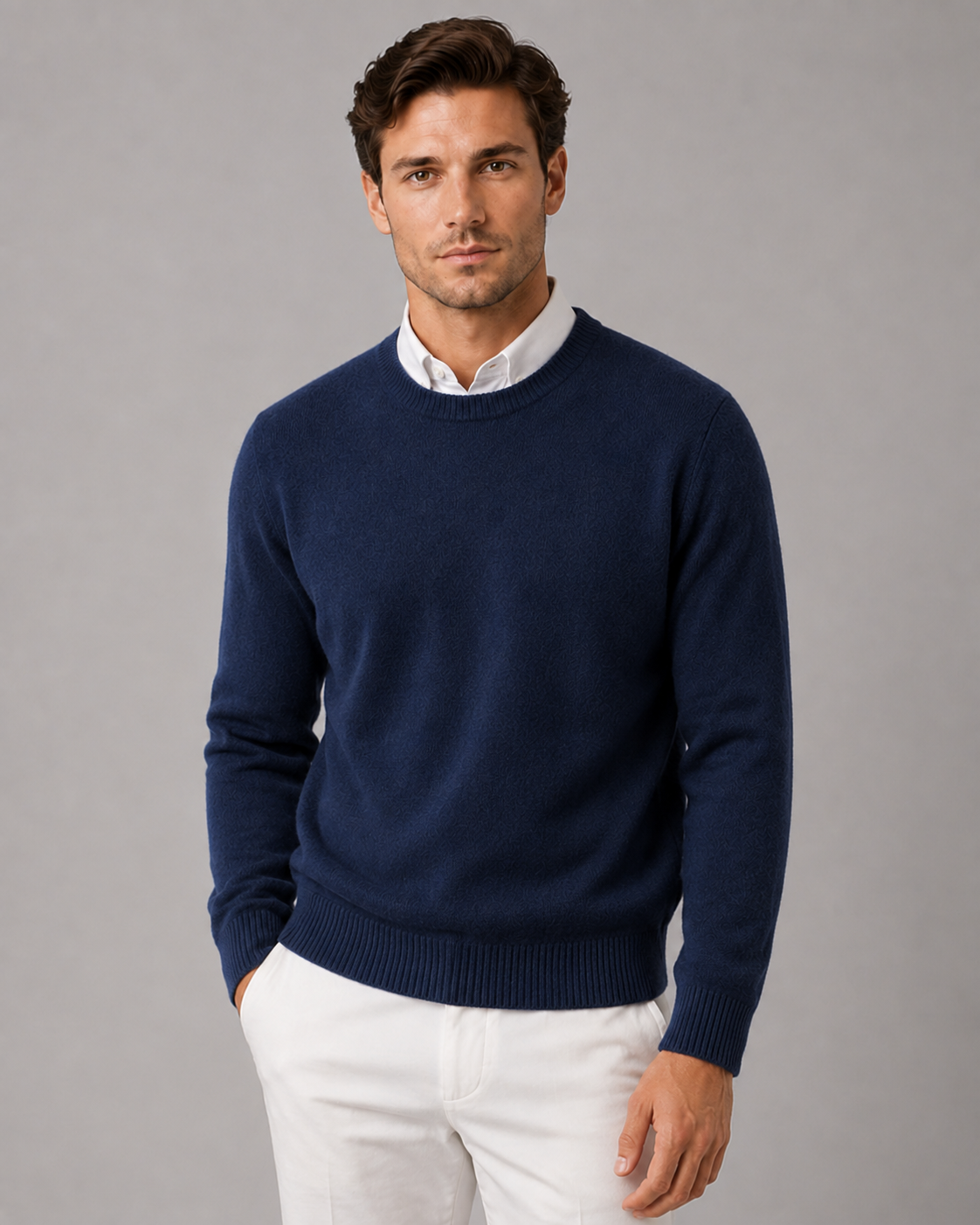 Men's Fine Wool Sweater – Classic Fit