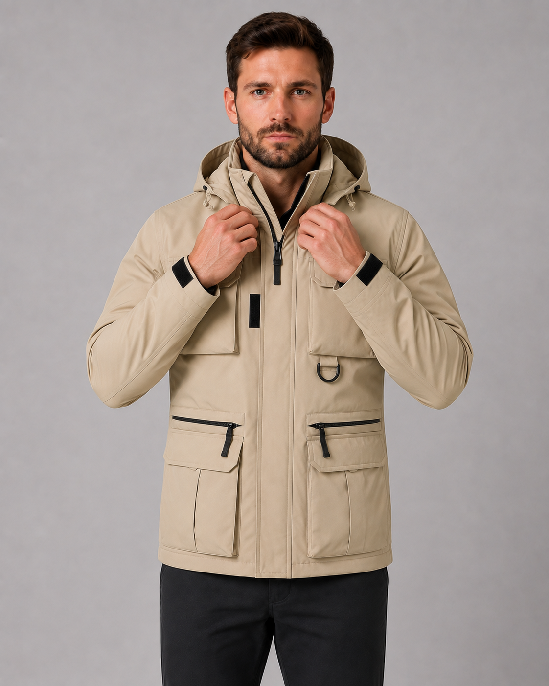 Men’s Waterproof Military Style Coat