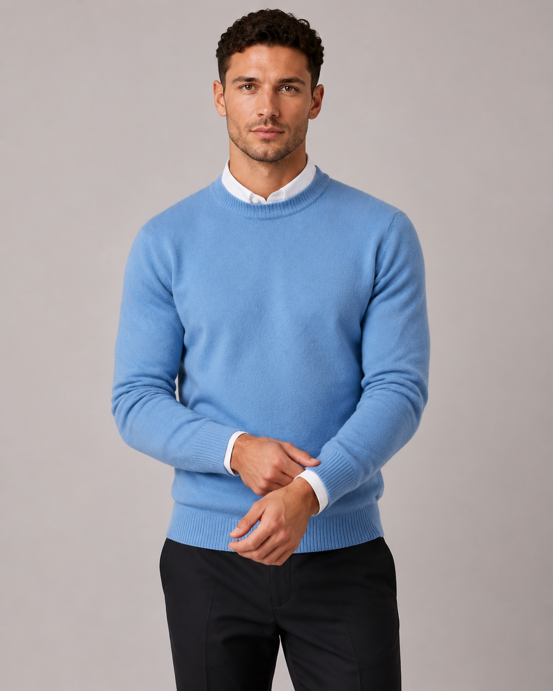 Men's Classic Knit Crew Neck Sweater