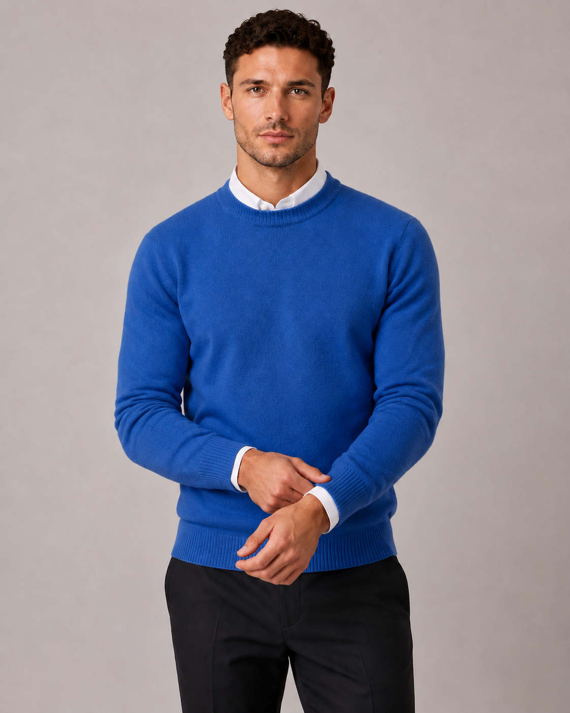Men's Classic Knit Crew Neck Sweater