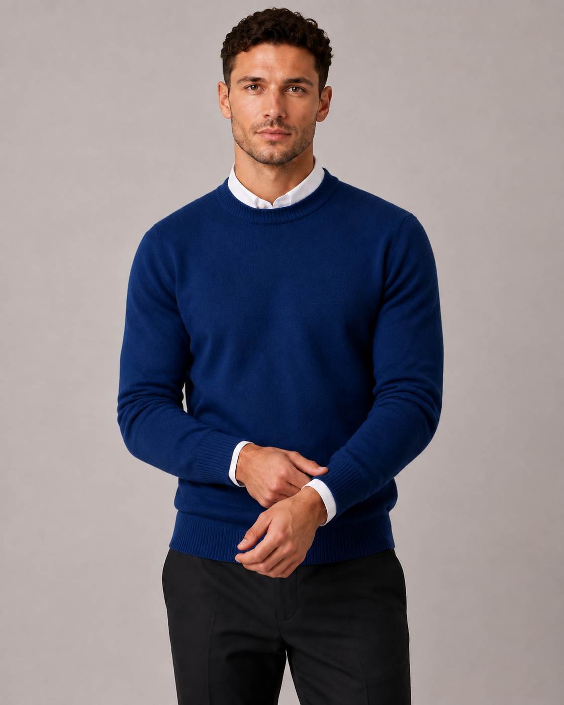 Men's Classic Knit Crew Neck Sweater