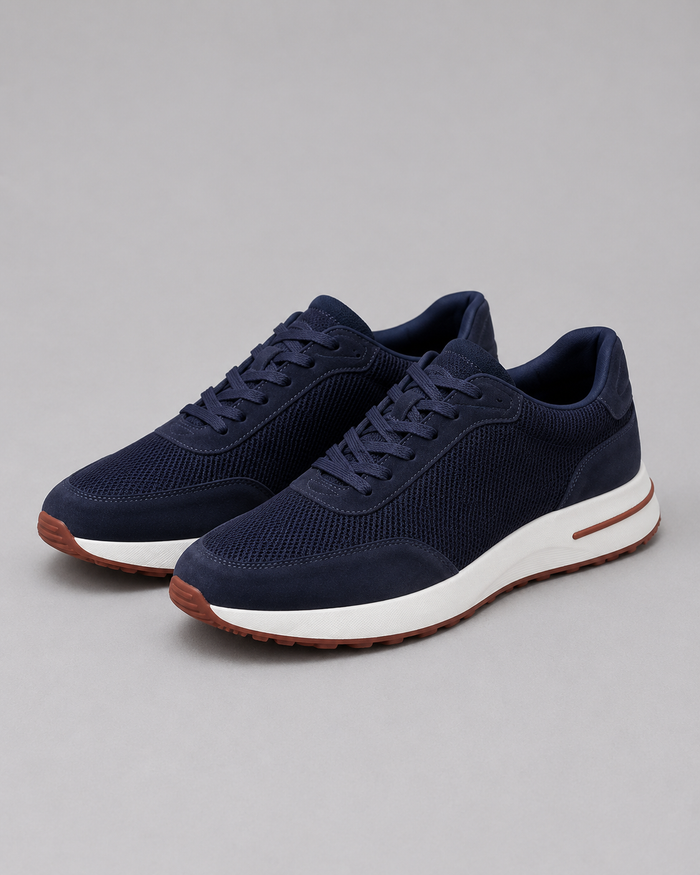 Men's Lightweight Suede Trainers | Casual Sneakers