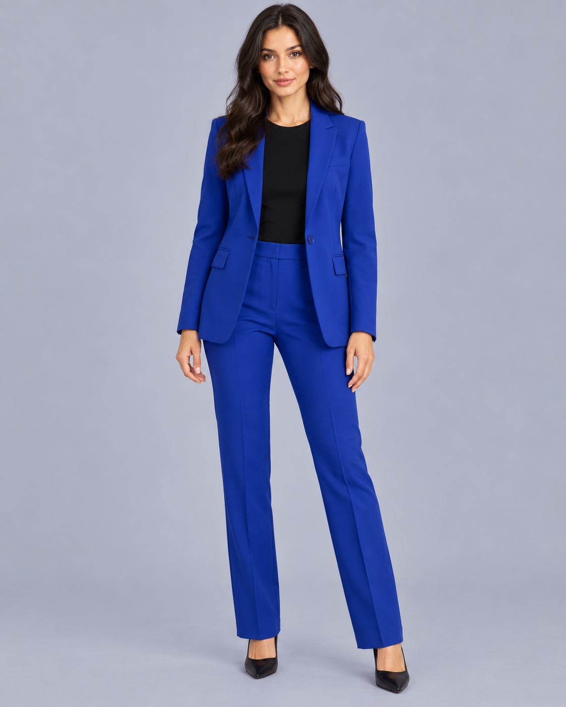 Women's Trouser Suit with Tailored Blazer