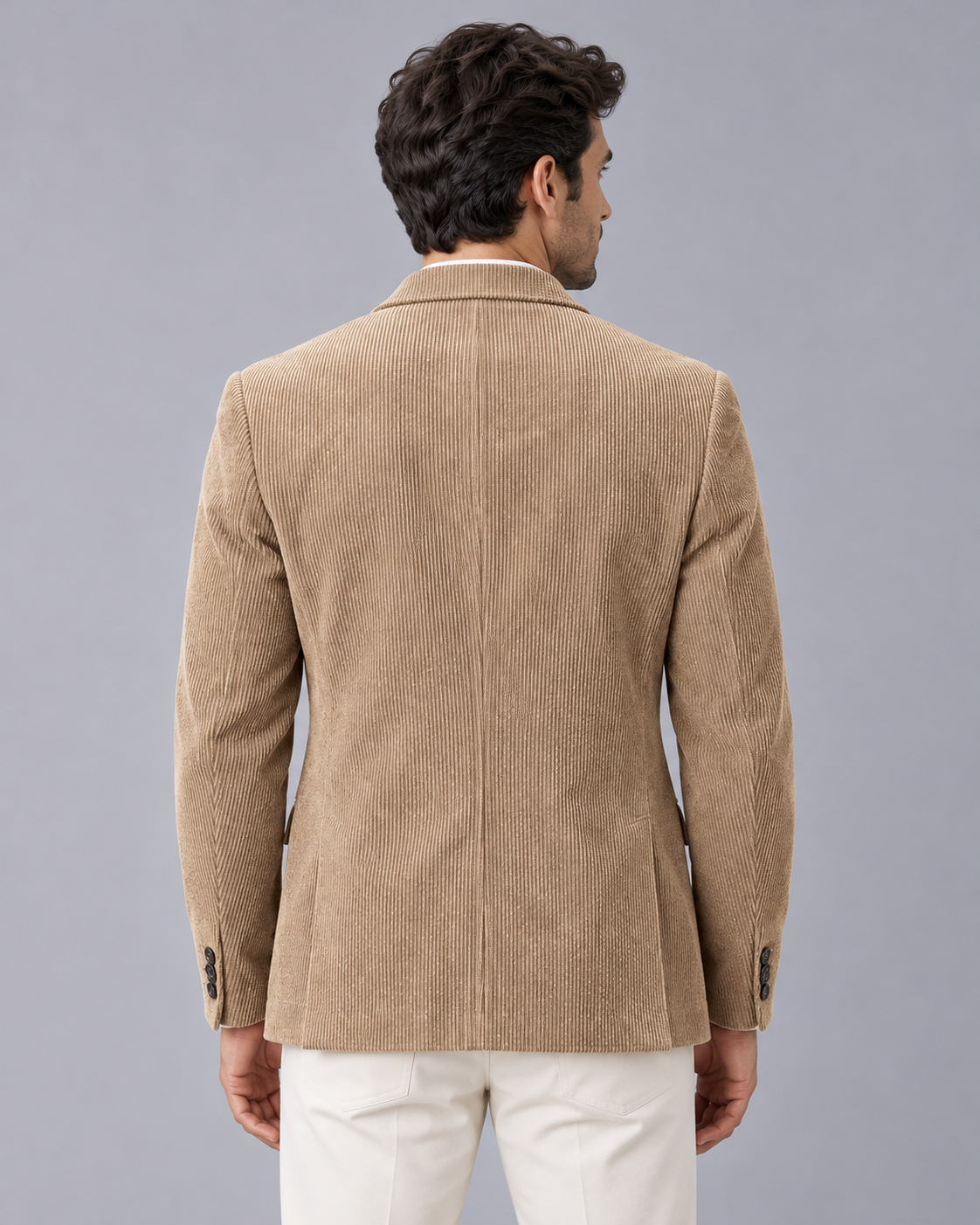 Men's Corduroy Sport Coat | Classic Two-Button Blazer for Timeless Style