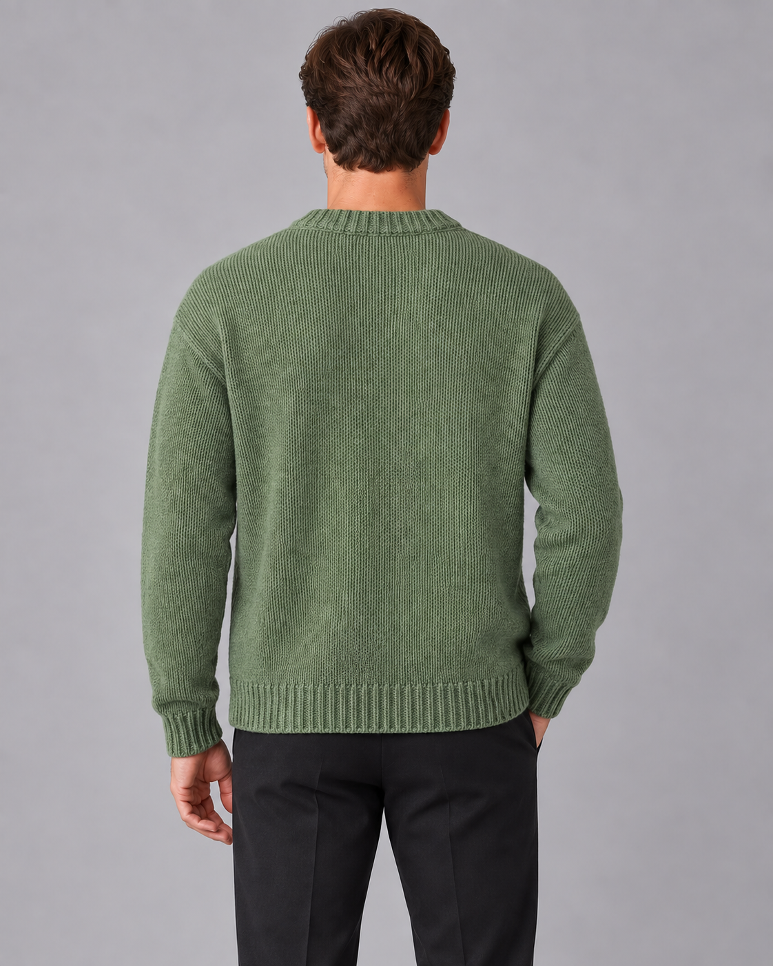 Unisex Soft Knitted Jumper with Round Neck