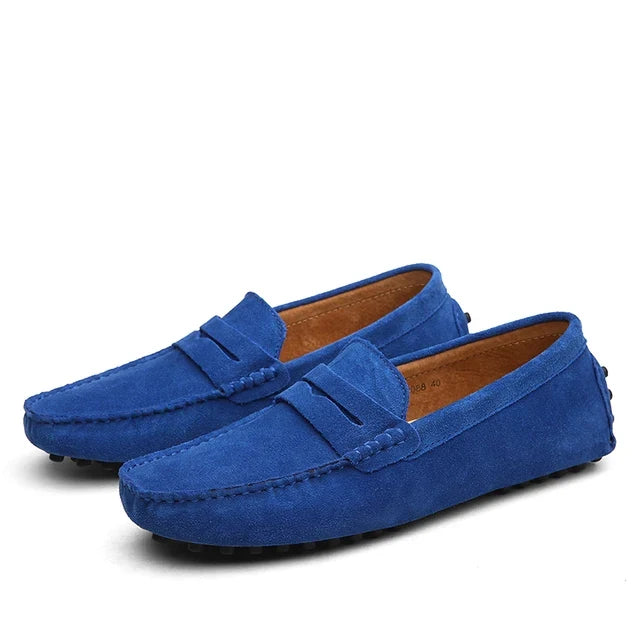 Suede marina loafers