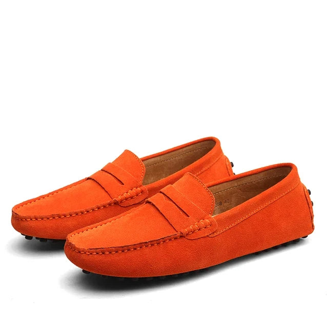 Suede marina loafers