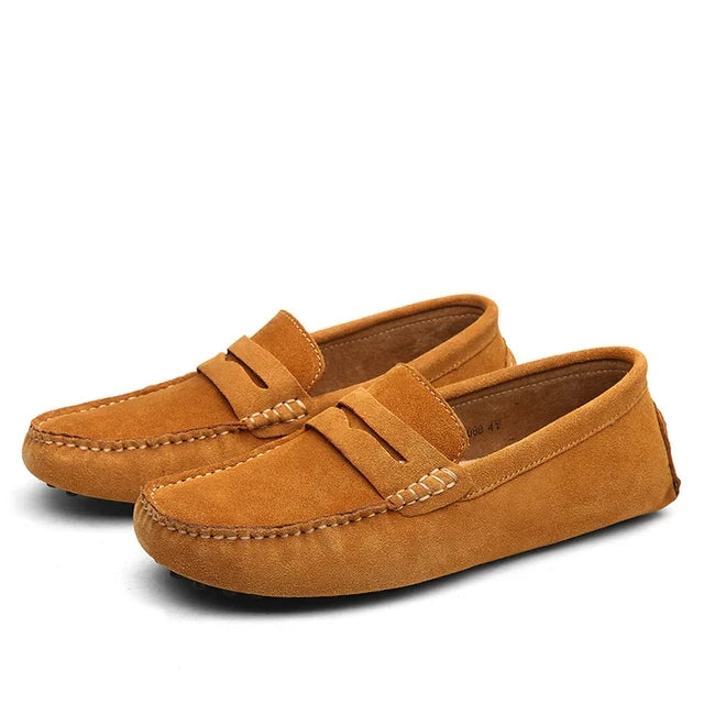 Suede marina loafers