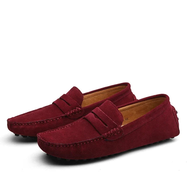 Suede marina loafers