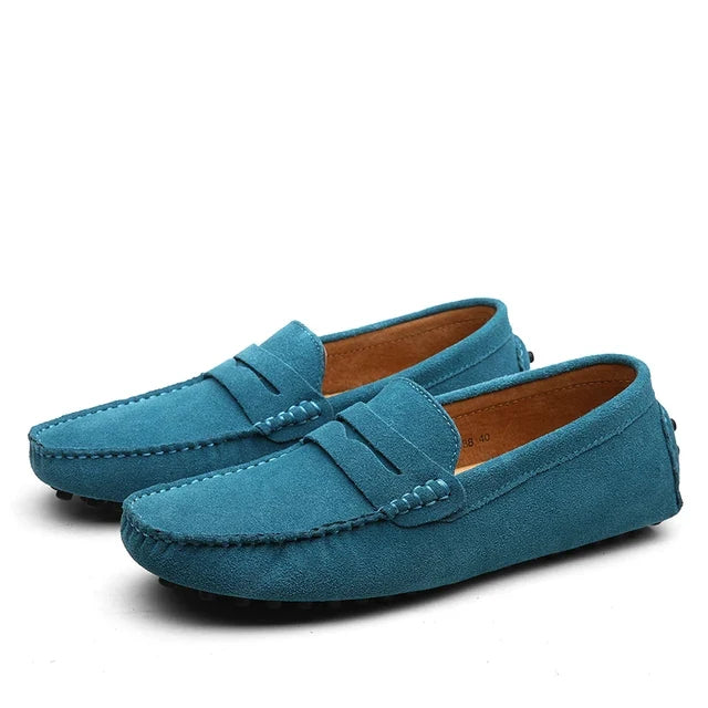 Suede marina loafers