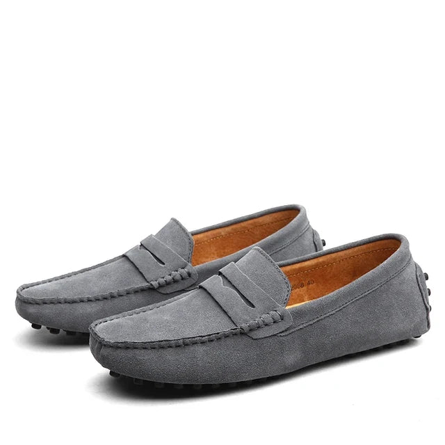 Suede marina loafers