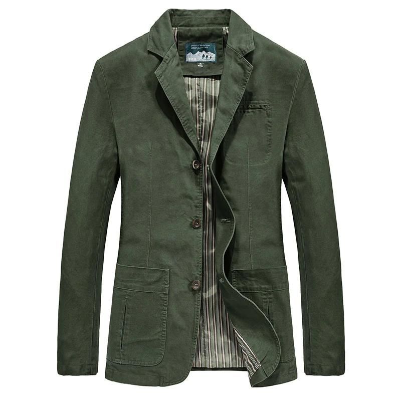 Men's Cotton Casual Blazer