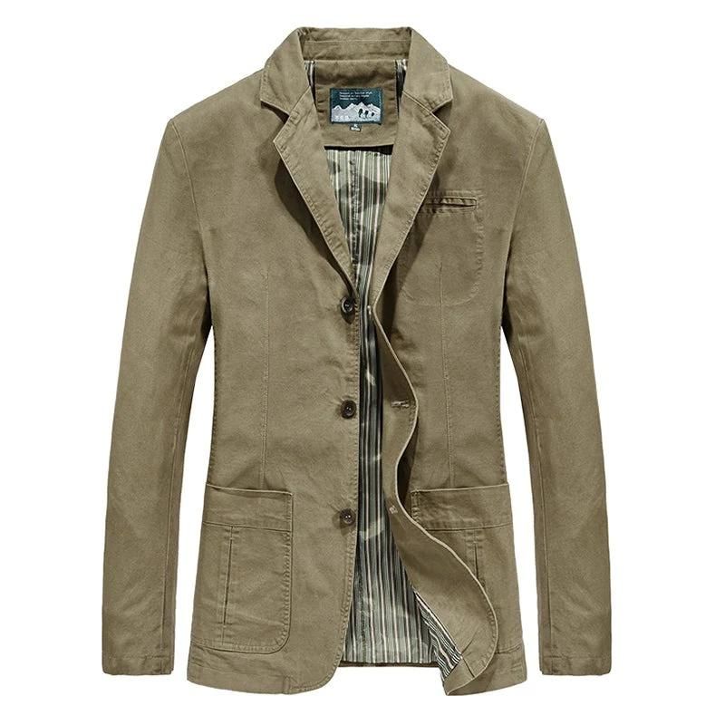 Men's Cotton Casual Blazer